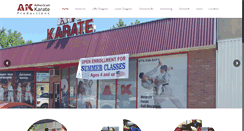 Desktop Screenshot of americankarateproductions.com